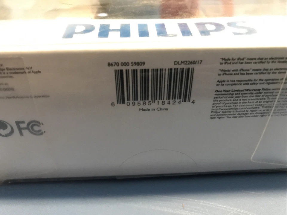 Nuevo paquete de baterías adjuntas Philips DLM2260/17 para iPhone y iPod Foto 2 de 3