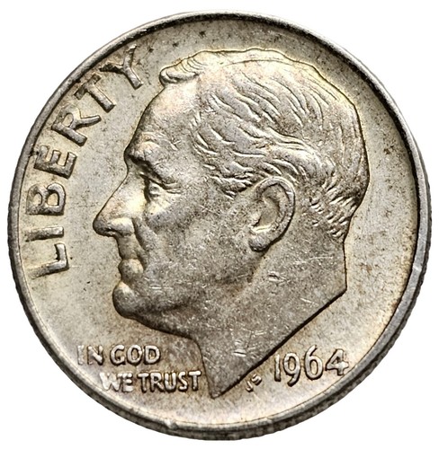 1964 Roosevelt Silver Dime Philadelphia Mint (No Mint Mark) | eBay