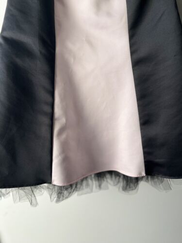 Jessica McClintock Vintage Gunne Sax Juniors Dress Size 1/2 Black/Pink &Tulle - Picture 4 of 11