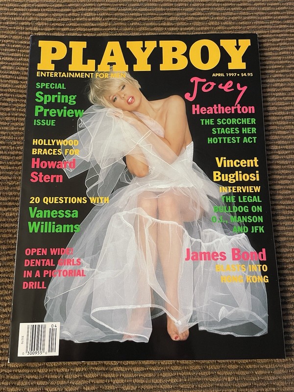 Playboy Magazine April 1997 Spring Preview Howard Stern Interview James Bond