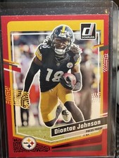 2023 Panini Donruss Diontae Johnson Red Press Proof 247