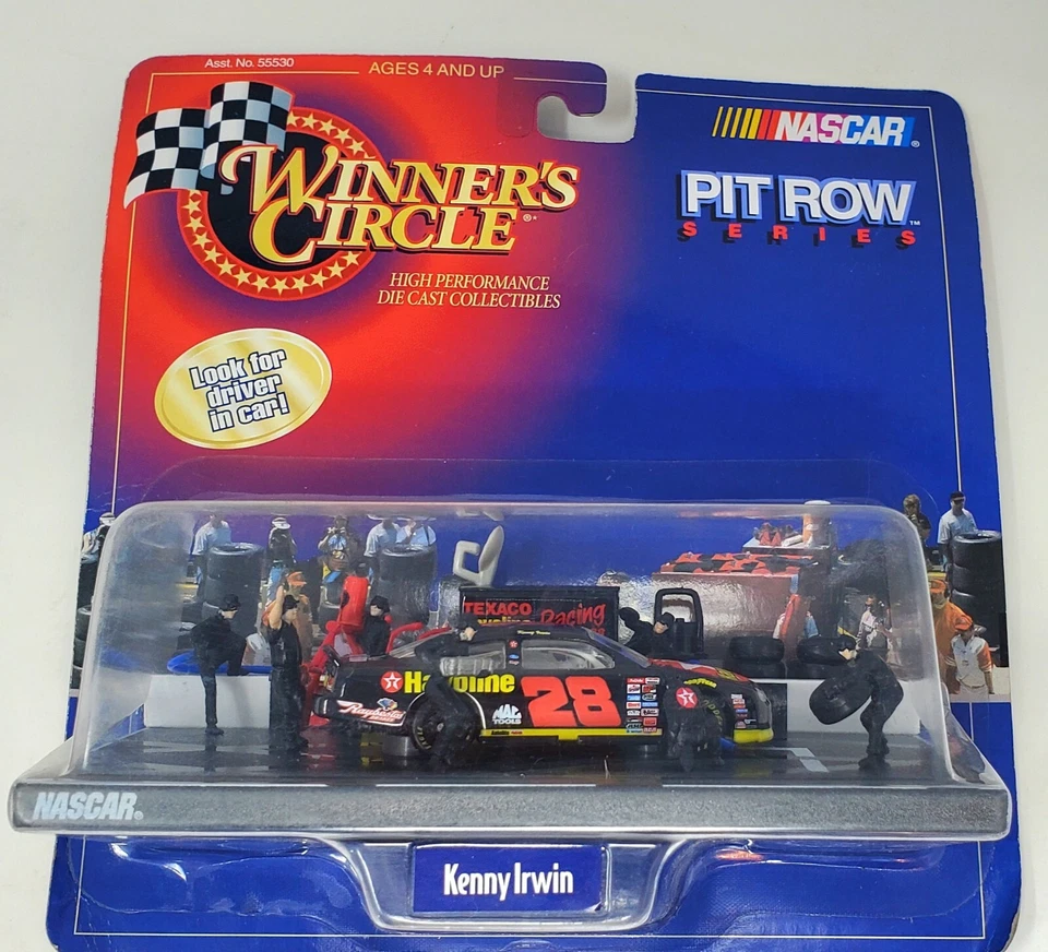 De colección NRFB 1998 Winners Circle Pit Row Kenny Irwin #28 Texaco Nascar Foto 2 de 4
