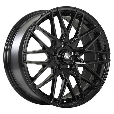 16 Inch Black Alloy Wheel Rim for 2000-2004 Kia Spectra, DAT43 16x7 4x100 4Lug