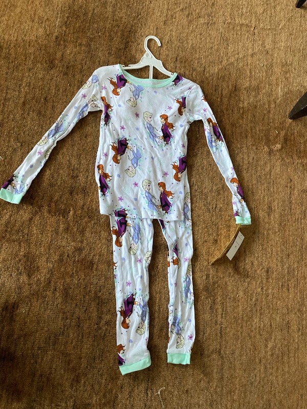 dinsey frozen Anna and elsa 2 piece pj set nwt size 10