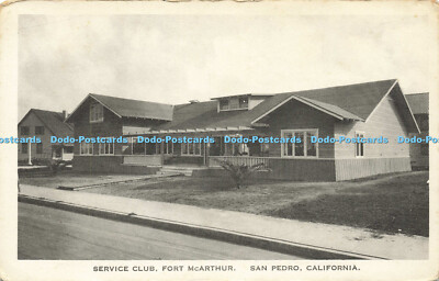 R593370 California San Pedro Fort McArhur Service Club Western Verlag und Nr.