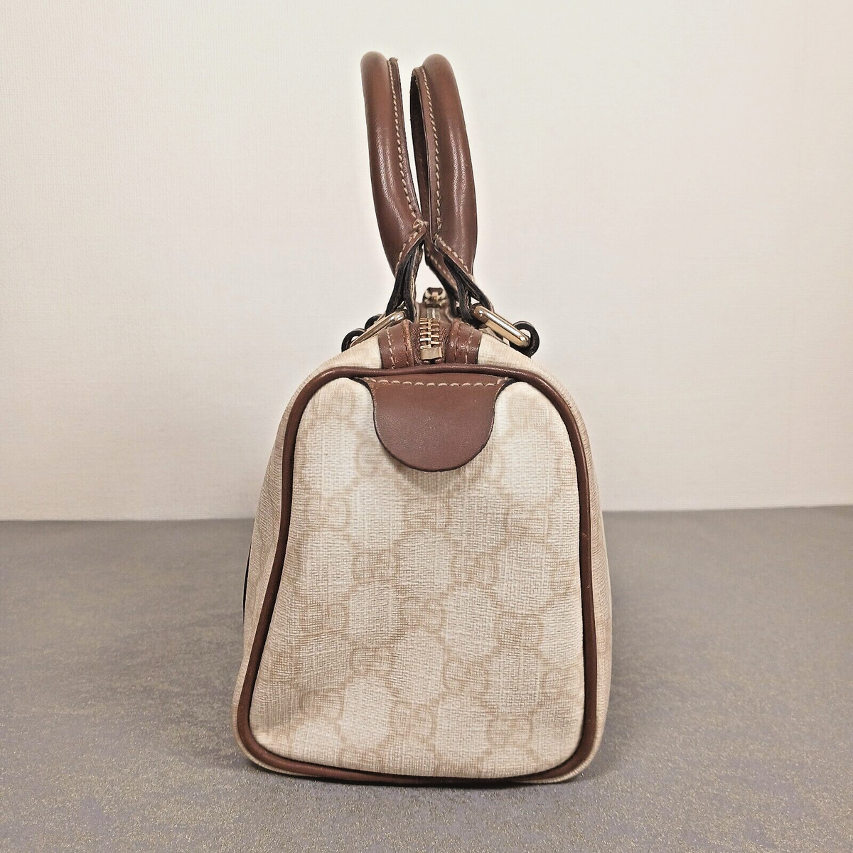 Gucci Supreme GG Canvas Mini Boston Bag 193604 Ivory USED | eBay Gucci Supreme GG Canvas Mini Boston Bag 193604 Ivory USED | eBay