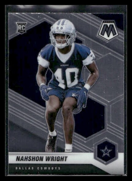 2021 Panini Mosaic #349 Nahshon Wright Rookie Dallas Cowboys