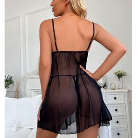 Women's Sexy-Lingerie Babydoll G-string Sleepwear Underwear Lace Dress Nightwear