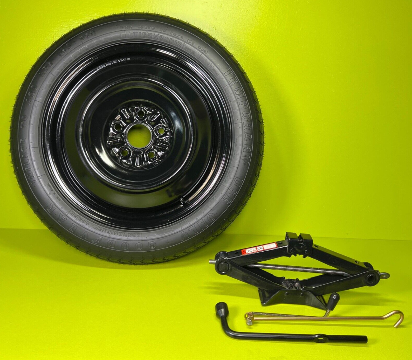 SPARE TIRE 17" WITH JACK KIT FITS:2024-2025 TOYOTA CAMRY