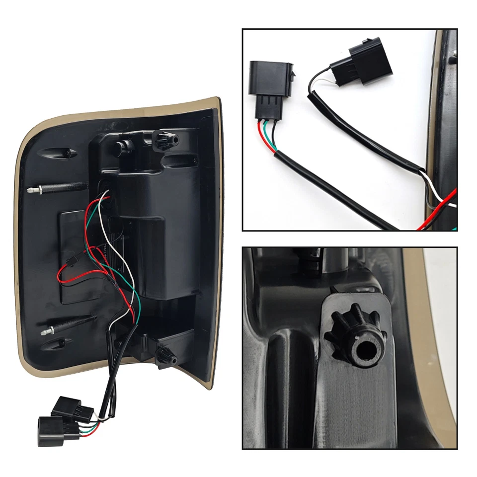 For 2004-2008 Ford F-150 F150 LED Tail Lights Turn Signal Lamps Running Lights - Imagem 3 de 4