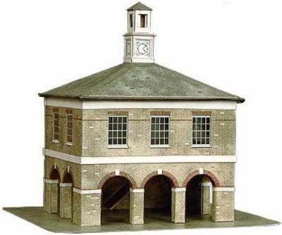 Superquick B35 Market Building Card Kit OO Gauge