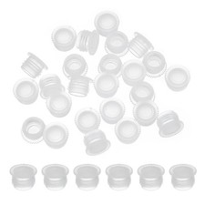 50Pcs 8mm/0.31" Plastic Salt and Pepper Shaker Stoppers Plug Replacement Clear