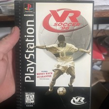 Sony PlayStation 1 PS1 VR Soccer 1996 Long Box Disc & Case No Manual TESTED
