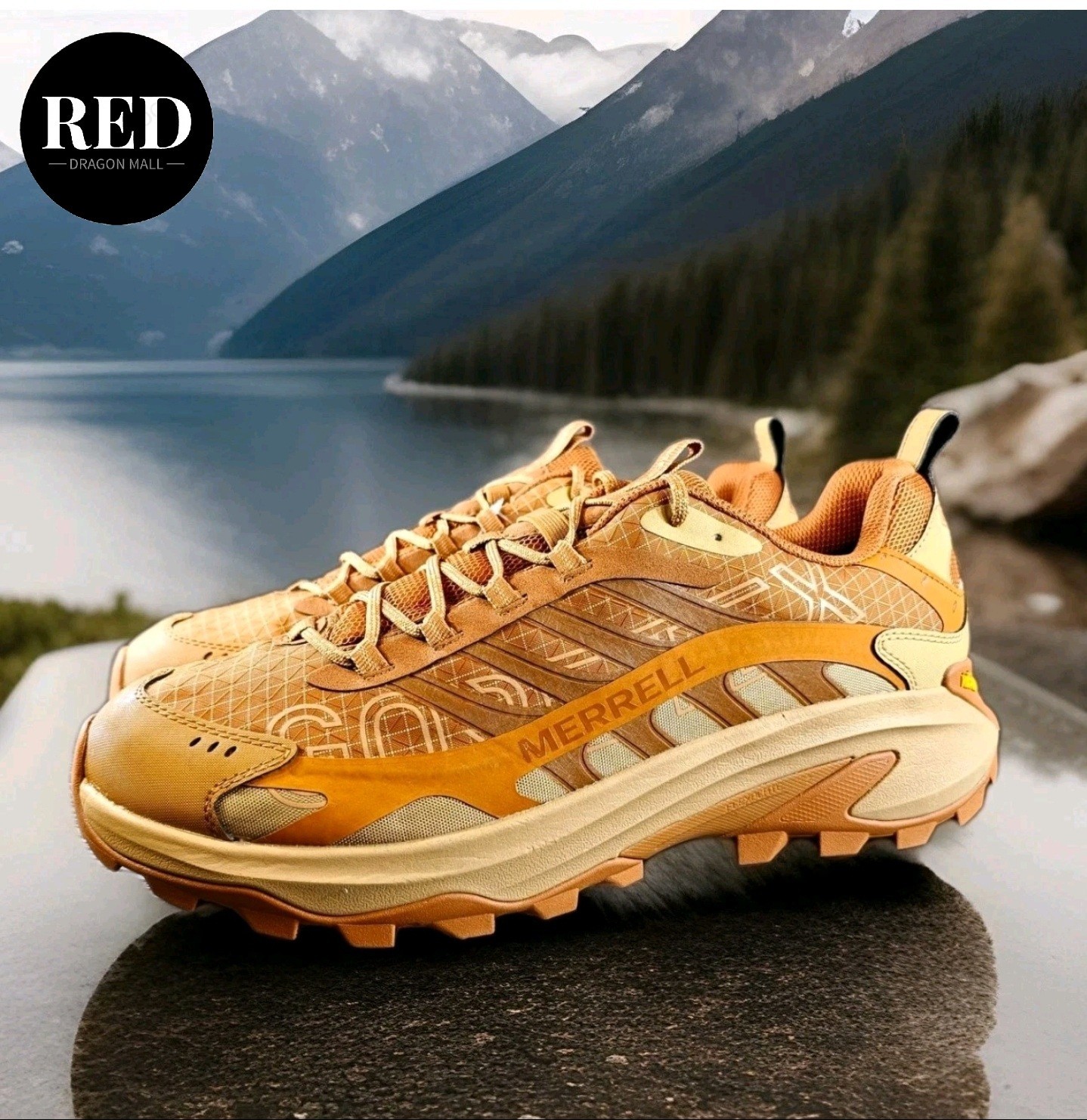 Scarpe da trekking Merrell Moab Speed 2 Gore Tex Spice J006653 Uomo taglia 13