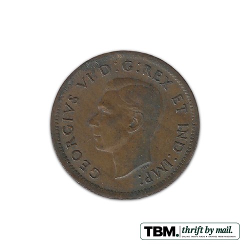 1938 Canada Canadian Small Cent Very Fine