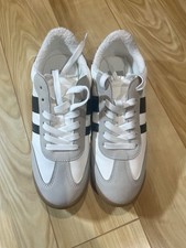 DV by Dolce Vita Women's Revie Lace-Up Sneaker Size 8  White/Black