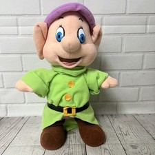 Walt Disney Snow White The Seven Dwarfs DOPEY 11" Plush STUFFED ANIMAL Toy