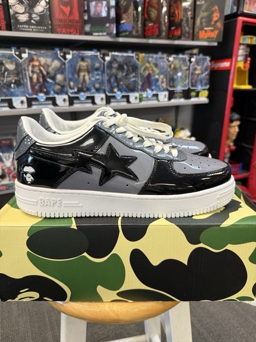 A Bathing Ape Bape Bapesta Low Color Camo Combo Black Size 12 (001FWH201046_BLK