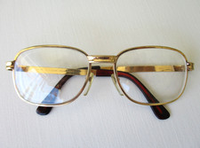 LUNETTES ANCIENNES AMOR Poinçon OR plaqué . Vintage . FRAME FRANCE