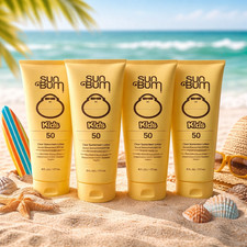 4x Sun Bum Kids Clear Sunscreen Lotion SPF 50 -6 fl oz. New