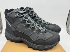 Merrell Thermo Chill Mid WP Snow Boots Mens Black Lace-Up Lightweight Winter - 7