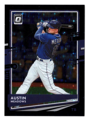 2020 Donruss Optic Black Stars Prizm /125 Austin Meadows #146 Rays Numbered SP