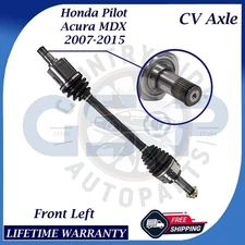 GSP OEM Front Left CV Axle For 2007-2015 Honda Pilot/Acura MDX Lifetime Warranty
