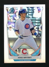 KRIS BRYANT ⚾ 2014 Bowman Chrome Draft Refractor #CTP-62 Chicago Cubs