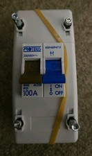 Proteus 100A DP Electricity Meter Isolator Switch with Twin Terminals
