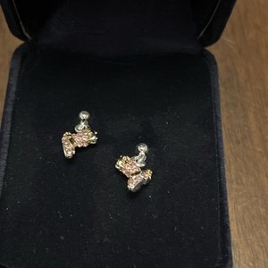 MONTANA SILVERSMITHS Silver & Pink Rhinestone Cowboy Boot Earings 