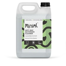 Anti-Bac Bathroom Cleaner Spray, 5L Refill - Cucumber & Mint Scent 3.77 per litre