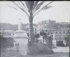 Naples National Park, Italy, c1890's Magic Lantern Glass Slide