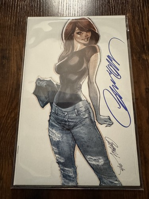 #ad #ad The Amazing Spiderman #14K Virgin Sketchcover J SCOTT CAMPBELL EXCLUSIVE SIGNED $79.99