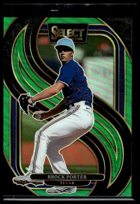 #ad 2025 Panini Select Baseball BROCK PORTER #No. 119 GREEN PRIZM 5 $13.99