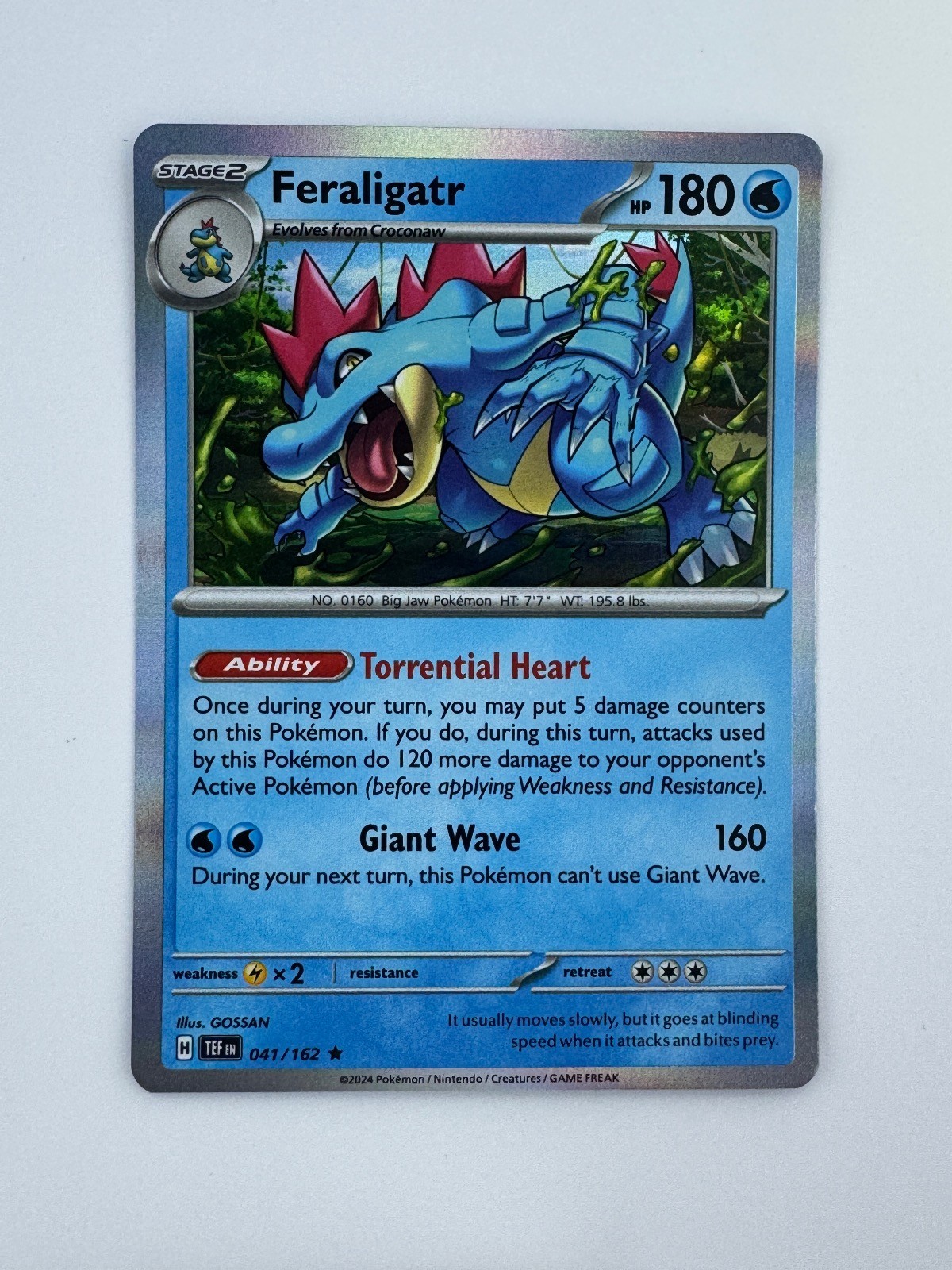Feraligatr | 41/162 | Deck Exclusives | Rare | NM