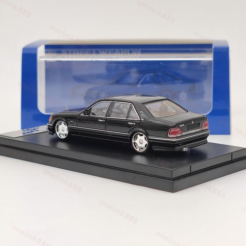 SW 1:64 Benz W140 S600 Negro Diecast Juguetes Coches Modelos Colección Limitada Regalos - Imagen 7 de 10