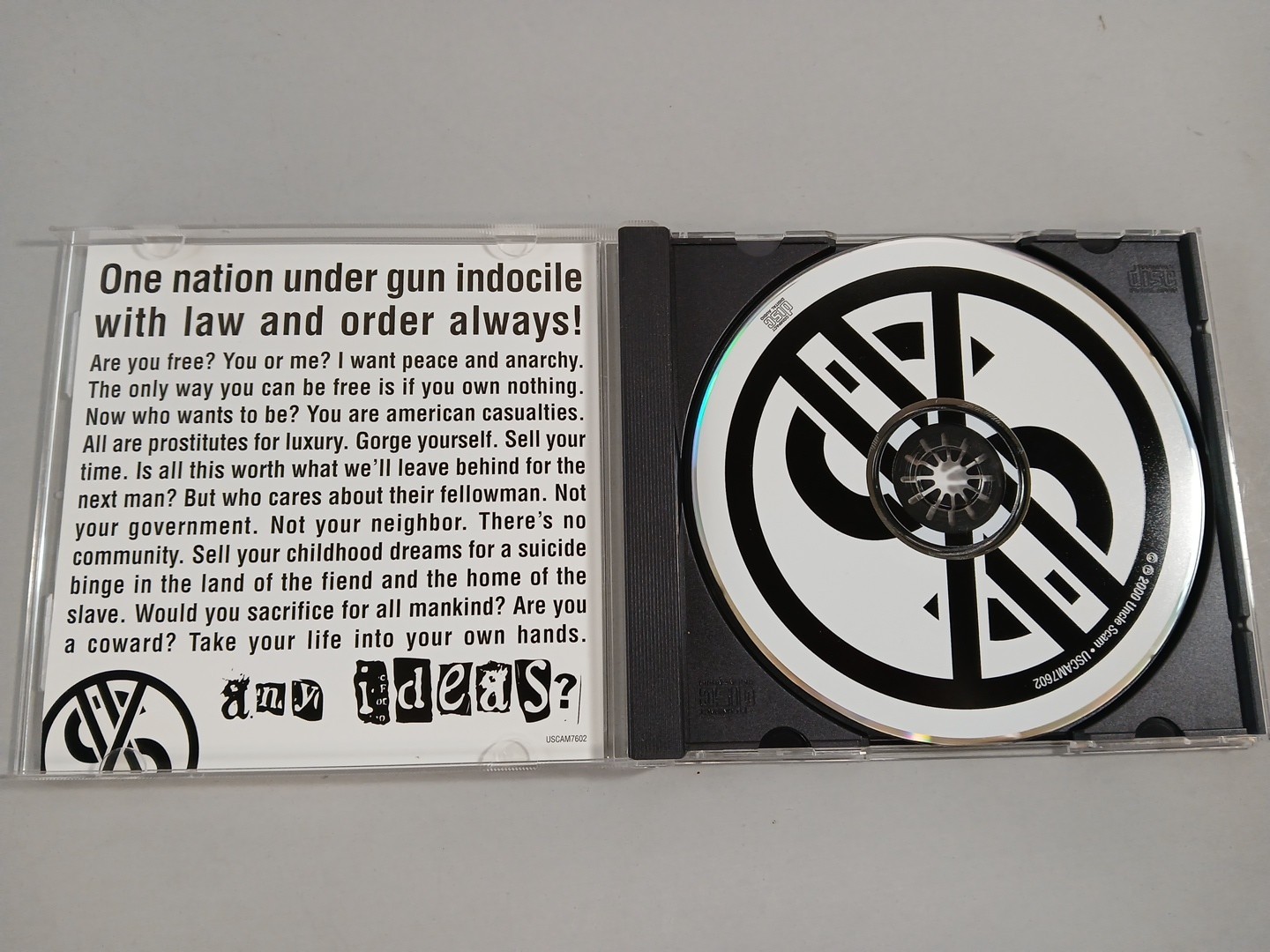 RARE Uncle Scam: Poverty Is Priceless CD Punk Hardcore Skatepunk 