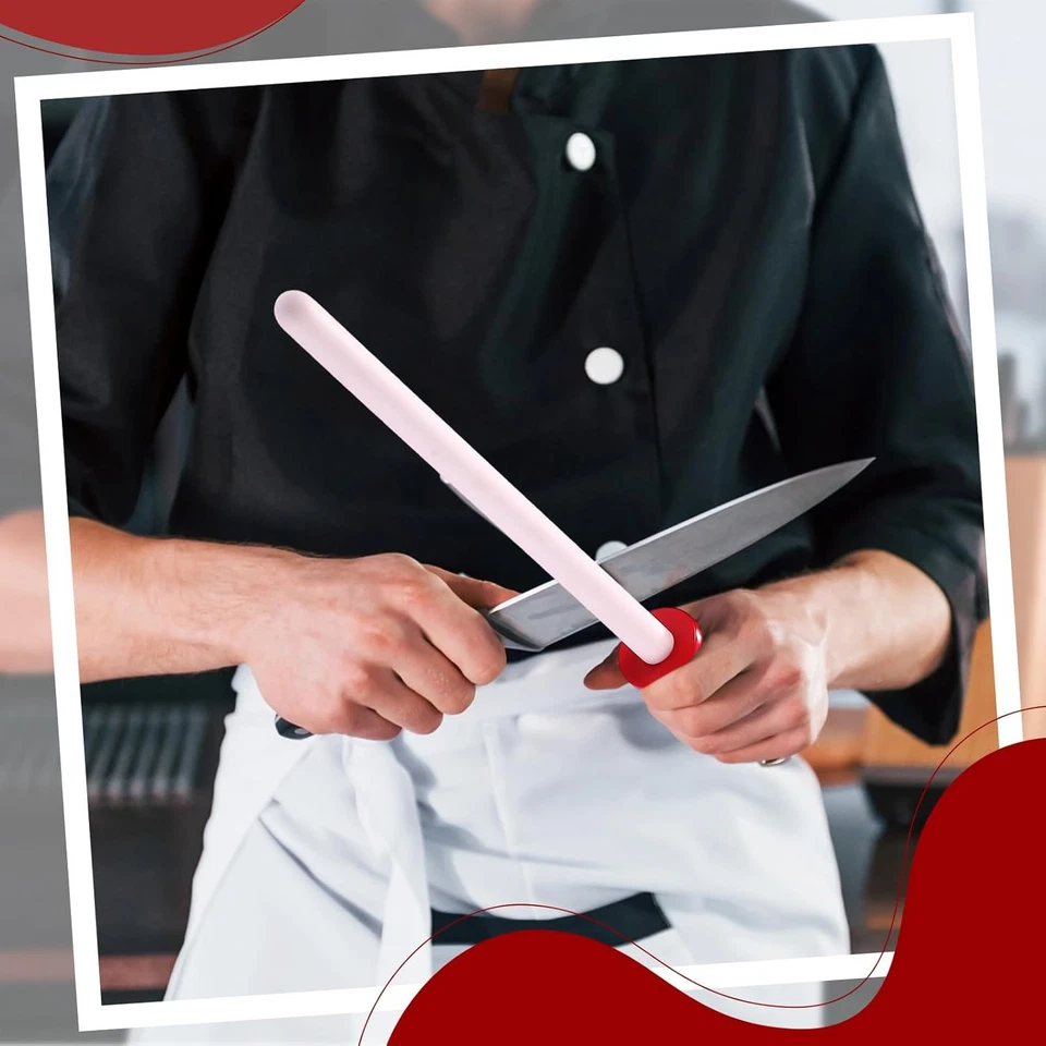 Ceramic Sharpening Rod, Lightweight Durable 11 Inch Honing Rod with... - Image 4 of 4