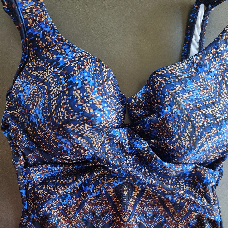 Traje de baño Miraclesuit Criss Cross Escape de una pieza talla 8 en Tebas nuevo con etiquetas Foto 4 de 4