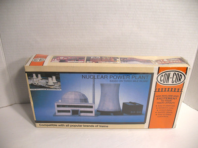CON-COR N SCALE #680 NUCLEAR POWER PLANT BASED ON THREE MILE ISLAND SEALED BOX