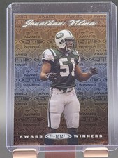 Topps Total Award Winners Jonathan Vilma New York Jets Football Card #AW15