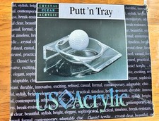 New Clear Acrylic Golf Putting Cup/Tray  Putt  n Tray  Montgomery Alabama