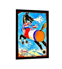 ESSO SIGN STICKER VINTAGE REPLICA 1942 MOTOR OIL "Put a Tiger In Your Tank"