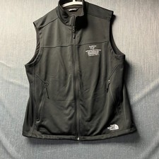 The North Face Men's Vest Size XL Black Full Zip Hand Pockets VT Apex Center