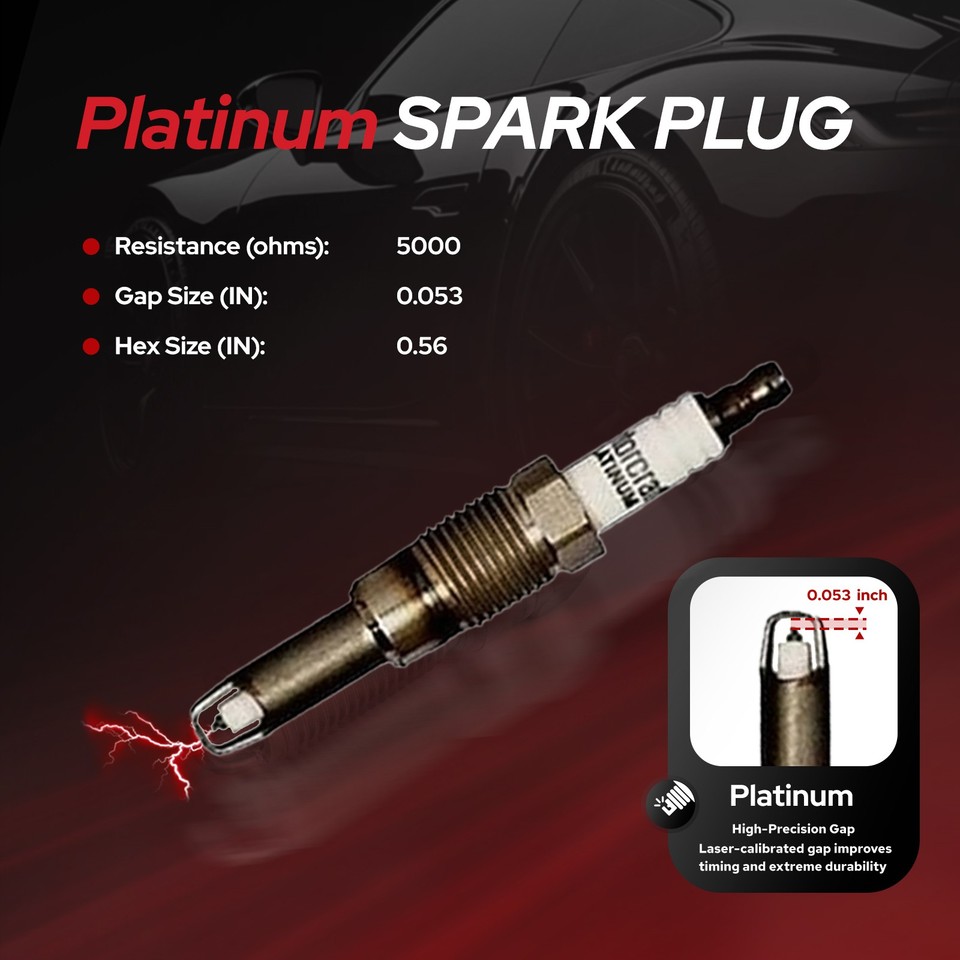 8 Ignition Coil & 8 Motorcraft Spark Plug for Ford F-150 Expedition 5 ...