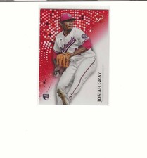 2022 TOPPS PRISTINE RED REFRACTOR JOSIAH GRAY RC #4/5