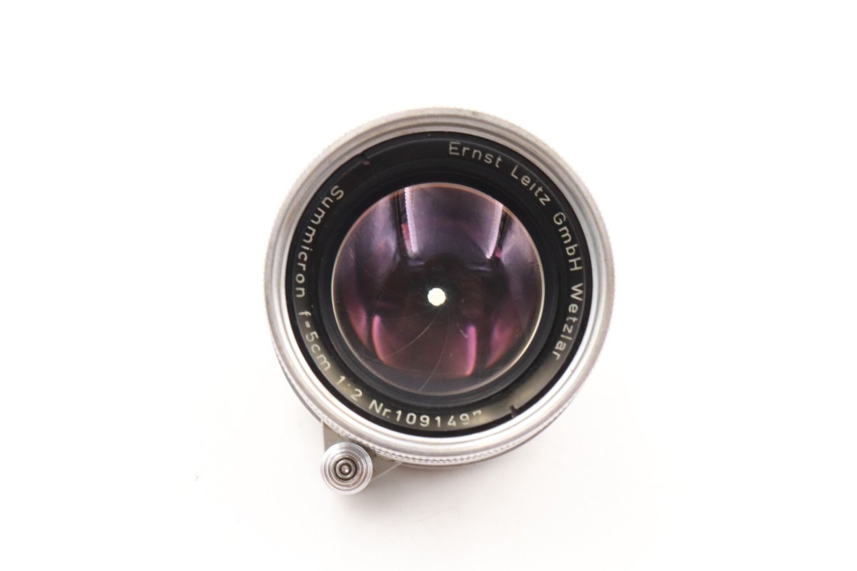 Ernst Leitz Summicron 5cm F2 レンズ Leica 5cm f2 Summicron Radioactive LTM Mount Collabisble Lens