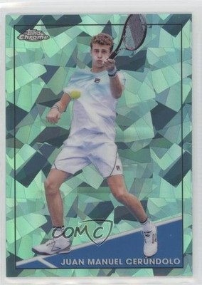2021 Topps Chrome Sapphire Aqua 181/199 Juan Manuel Cerúndolo #77 Rookie RC 13kb