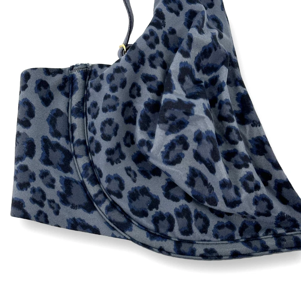 Sujetador con aros Incredible By Victoria's Secret talla 32C gris estampado de leopardo Foto 2 de 4