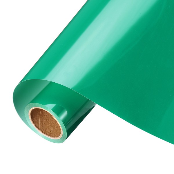 GrüNes Permanentvinyl, 10 Zoll X 8Ft, 1 Rolle Selbstklebende Vinylrolle-image